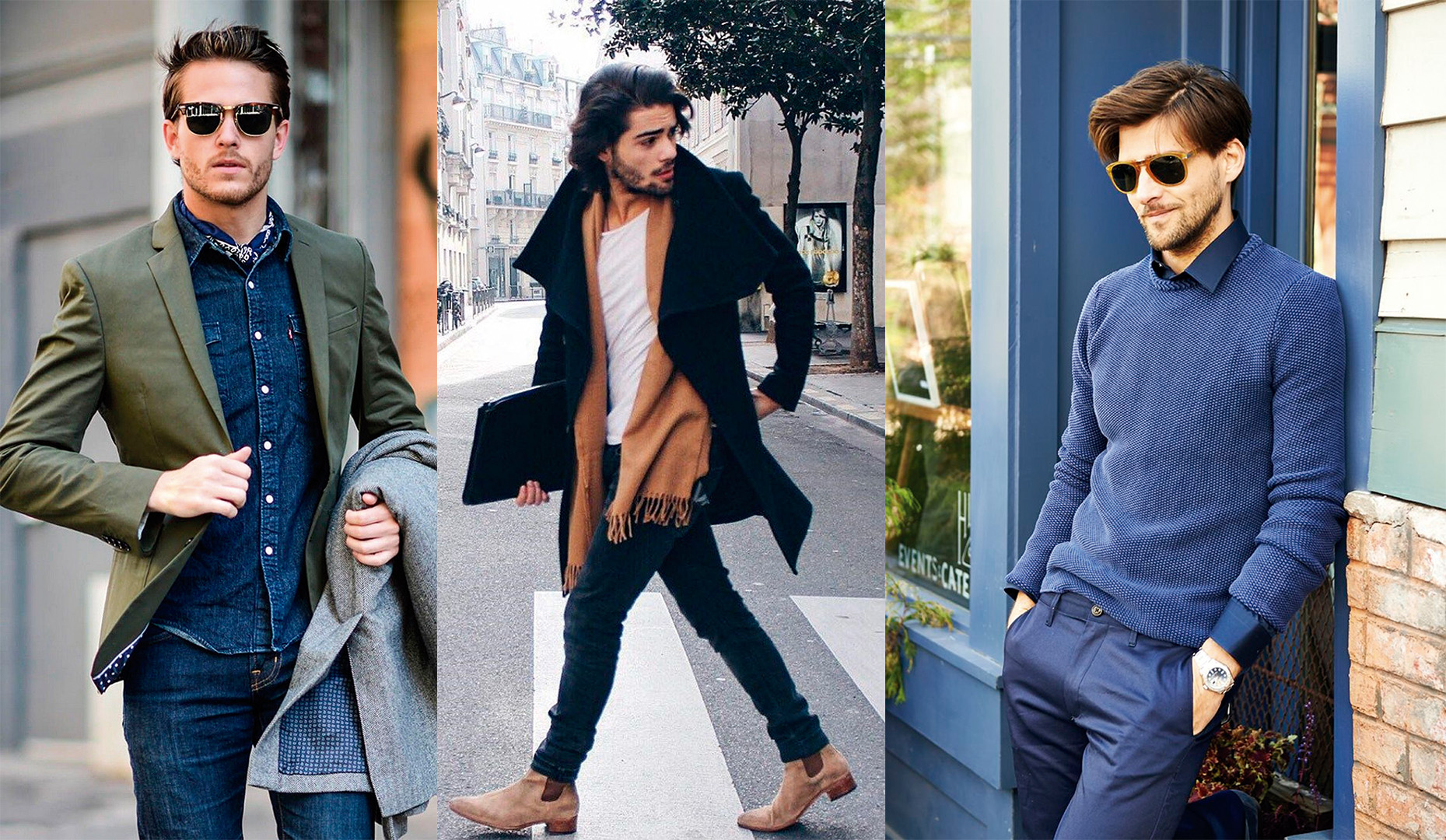 homens são paulo fashion com sobreposição